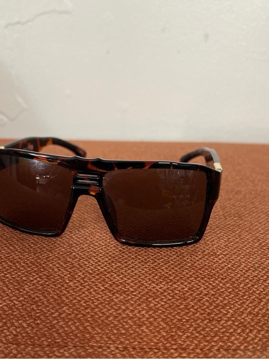 unbranded Other - Men's Tortoiseshell Square Sunglasses - Brown Lenses